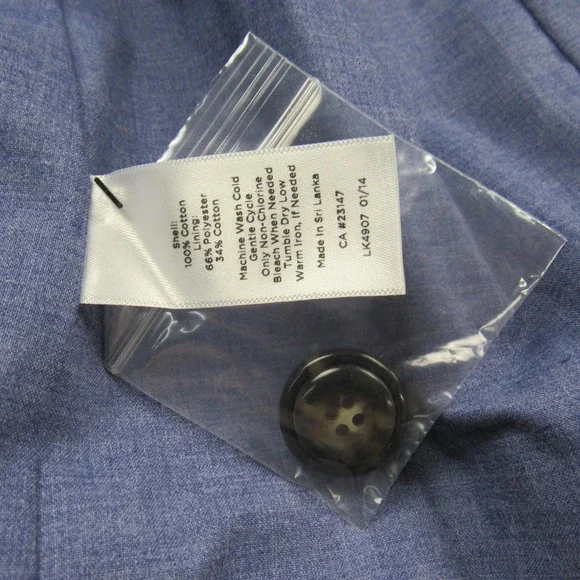 Talbots Blazer Womens 10 Blue Patchwork‎ Madras Plaid Cotton Two Button Lined - Picture 7 of 16